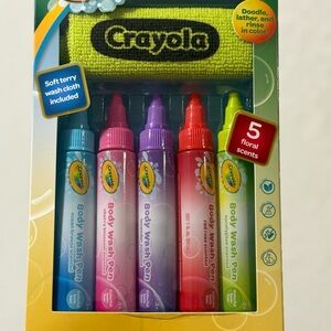 Crayola Body Wash Pen Set with Floral Scents
